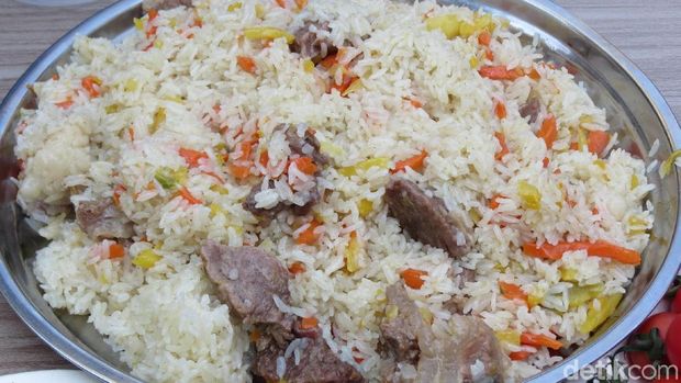 Senampan Pilaf yang lezat (Fitraya/detikTravel)