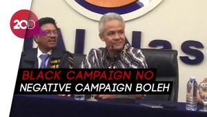Lho... Mas Ganjar Kok Bolehkan Negative Campaign?