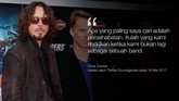 <p>Cornell dikenal karena terlibat dalam dua band ikonis dan menyanyikan 'You Know My Name', lagu tema serial James Bond, Casino Royale.</p>