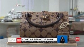 VIDEO: Kreasi Unik, Ada Cokelat Bermotif Batik