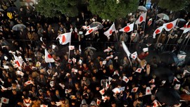 FOTO: Melihat Euforia Pemilu Sela Jepang