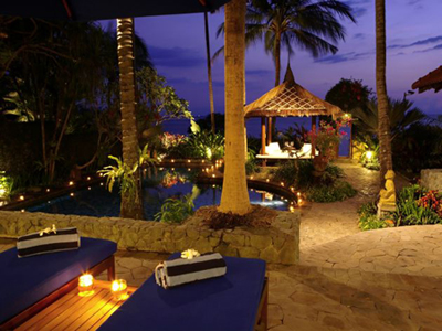 Suasana Villa di Hotel Sheraton Senggigi