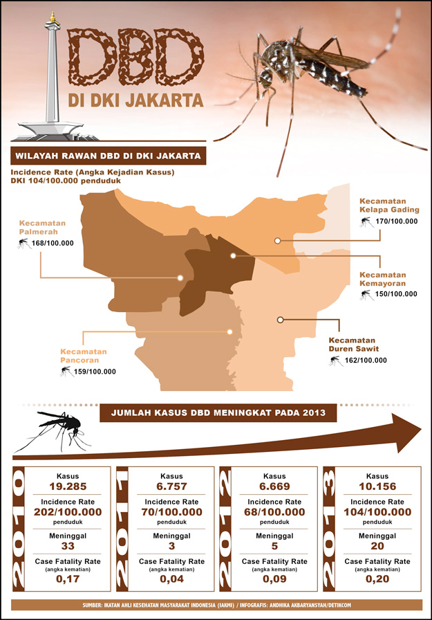 Infografis Dbd Meningkat Ini Wilayah Rawan Di Dki Jakarta 5747