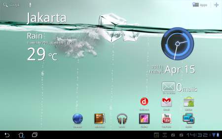 Homescreen Honeycomb