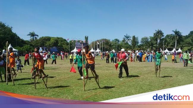 5.000 Anak Banyuwangi Diajak Mainan Tradisional - Permainan Tradisional Khas Jawa Timur