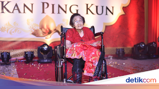 Bahagianya Kan Ping Kun, Nenek yang Ultah ke-100 Tahun di 