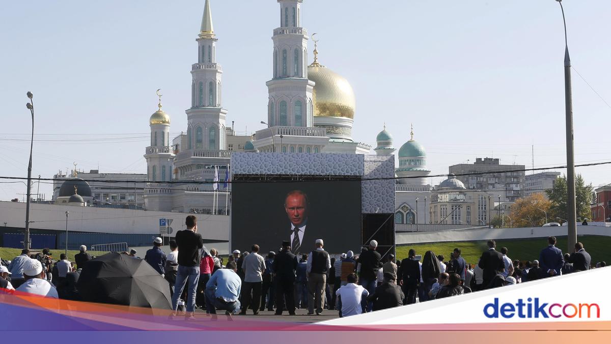 Putin, Erdogan dan Mahmoud Abbas Resmikan Masjid Terbesar Eropa di Rusia