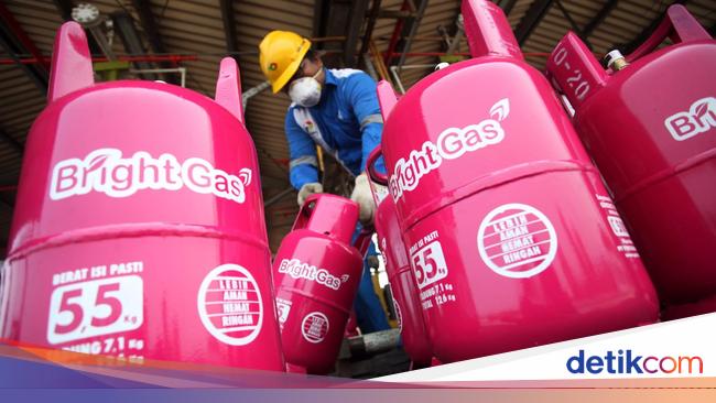 Harga Perdana Bright Gas 5 5 Kg Turun Jadi Rp 270 000 Tabung