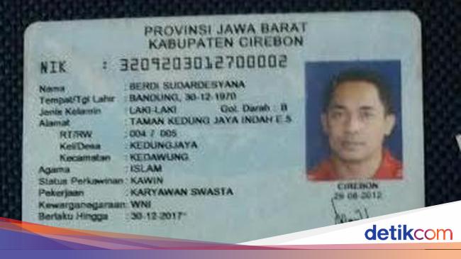 Begini 2 KTP  Cirebon dan Bandung  yang Dimiliki Buron 