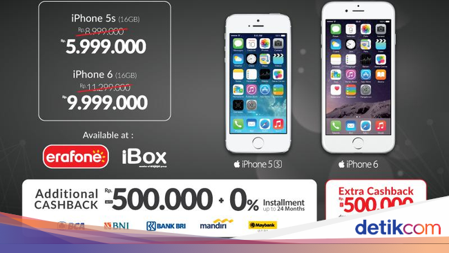 Harga iPhone akhir tahun Erafone dan iBox turun harga  Harga iPhone akhir tahun Erafone dan iBox turun harga