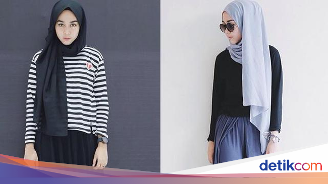 Foto: Gaya Monokrom dengan Ragam Modifikasi Celana Ala 