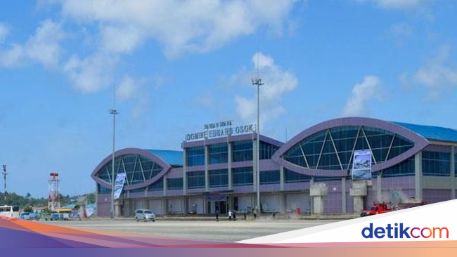 Cantiknya Bandara Domine Eduard Osok di Sorong