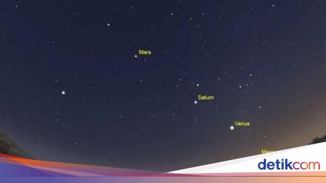 Ayo Bangun Subuh, Lihat 5 Sejajar di Langit Indonesia