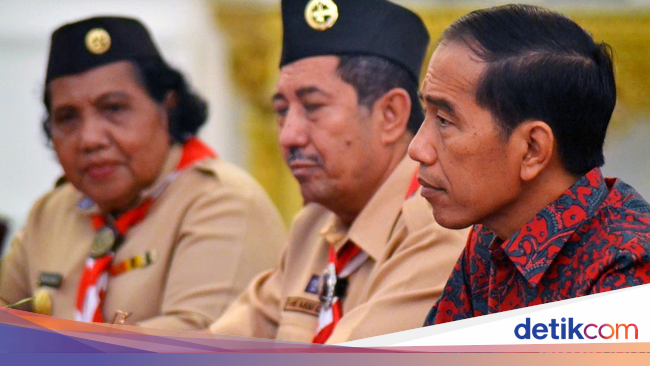  Jokowi  Bahas Persiapan Jambore Pramuka 