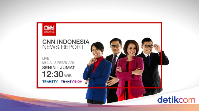 Mulai Hari Ini, CNN Indonesia News Report Tayang di Trans 