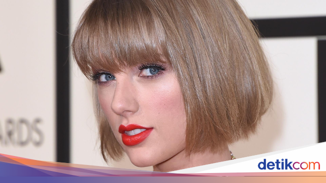 Perdana Taylor  Swift  Tampil dengan Rambut  Bob Pendek