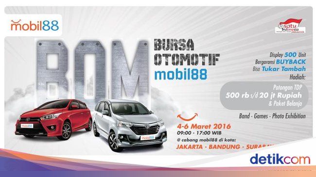 Detiknews Otomotif | beli mobil di bursa otomotif mobil88 diskon hingga rp 20 Detiknews Otomotif | beli mobil di bursa otomotif mobil88 diskon hingga rp 20