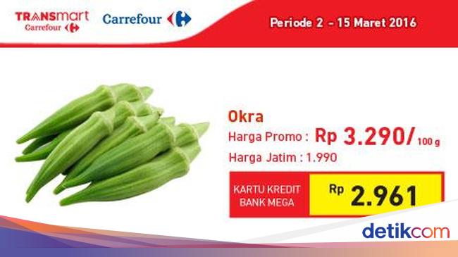Transmart Carrefour Tawarkan Promo Sayur Sehat Okra Transmart Carrefour Tawarkan Promo Sayur Sehat Okra