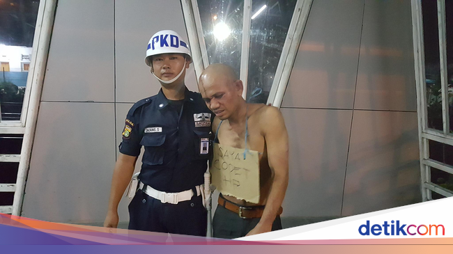 Anwar, Pencopet Kambuhan di Commuter Line Babak Belur 