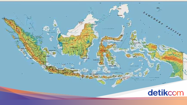 Peta Indonesia: Gambar Peta Indonesia Yang Belum Diwarnai
