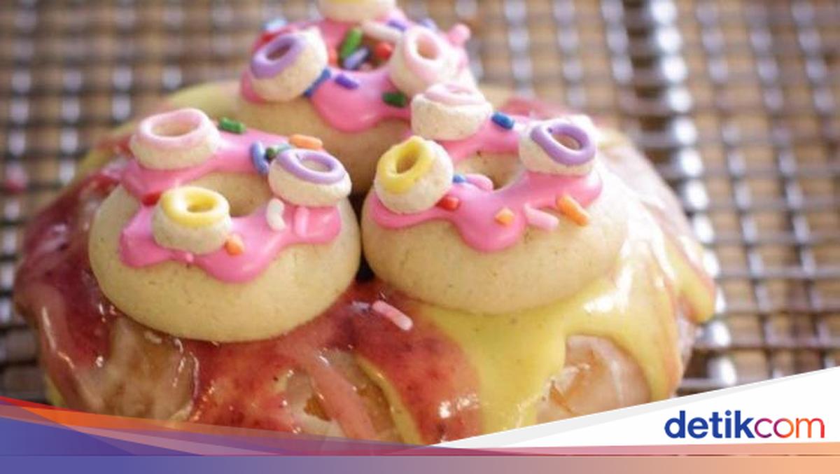 Inception Doughnut, Donat dengan Tumpukan Topping Berupa Donat