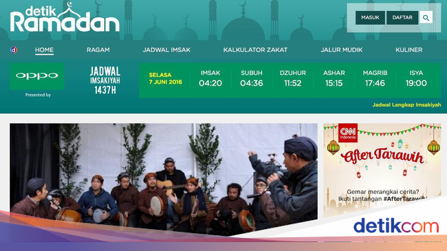 DetikRamadan, Semua Soal Puasa dan Mudik Lebaran
