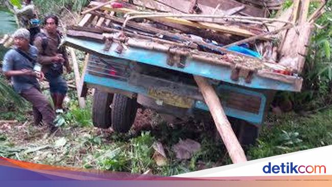 Truk Muat Sapi Terjun ke Jurang Lereng Bromo Dua Orang Truk Muat Sapi Terjun ke Jurang Lereng Bromo Dua Orang
