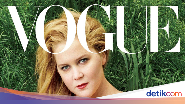 Komedian Amy Schumer Pertamakalinya Jadi Model Sampul 