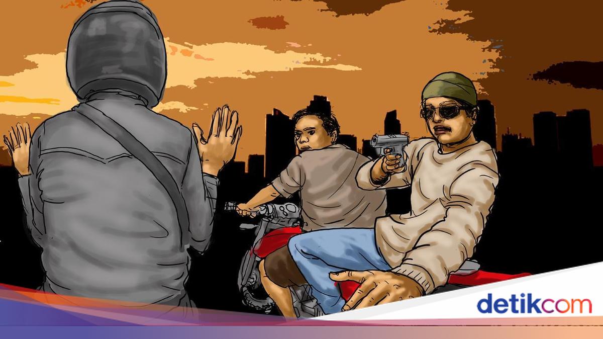 Korban Lawan Pelaku Curanmor di Jakbar Pakai Gelas Warung Bakso