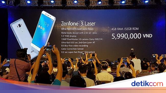 Asus Rilis Zenfone 3 Laser Max