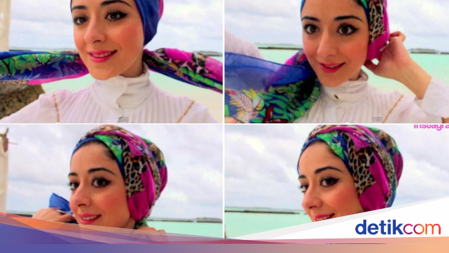 Tutorial Hijab Turban untuk Liburan ke Pantai