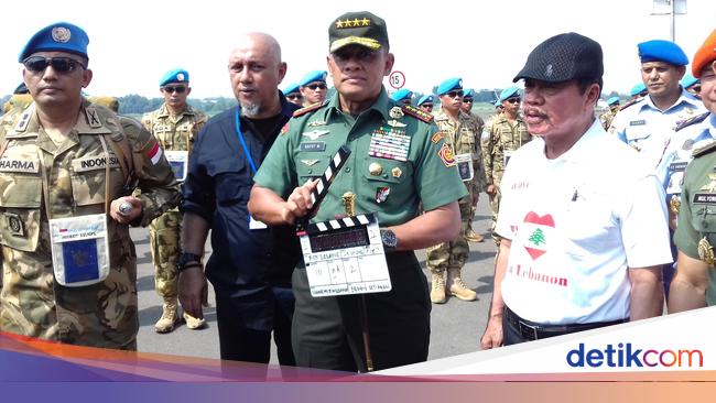 Panglima Tni Pantau Proses Syuting Film Garuda 23
