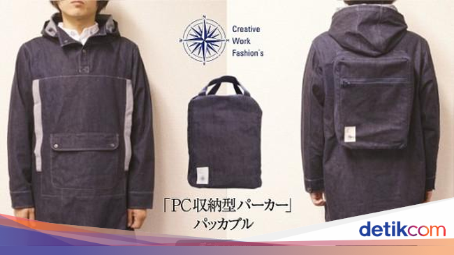  Jaket  Parka  Ini Punya Kantong yang Bisa Simpan Laptop