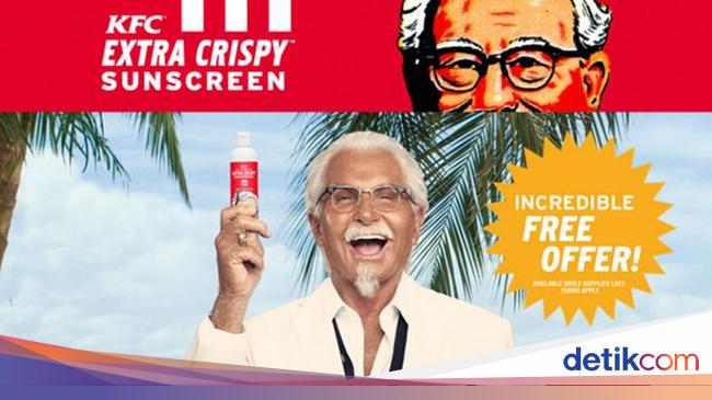 Wah, Ada Krim Tabir Surya Beraroma Ayam Goreng KFC!