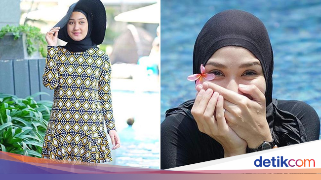 Foto Inspirasi  Baju  Renang Hijabers dari Dian Pelangi  Foto Inspirasi  Baju  Renang Hijabers dari Dian Pelangi