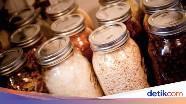 Manfaatkan Mason Jar untuk Wadah Bahan  Makanan  Kering dan 