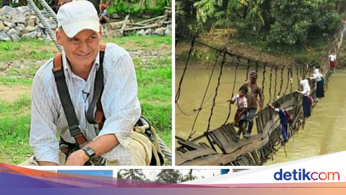 Melihat Karya WN Swiss Ruttiman Bangun Puluhan Jembatan di Pelosok RI
