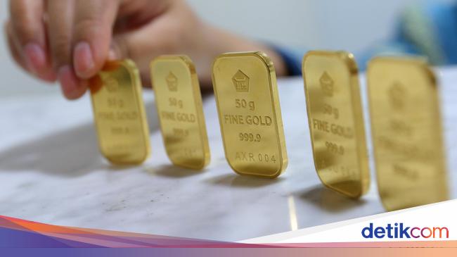 Seminggu Turun Terus Harga Emas Antam Hari Ini Naik Lagi