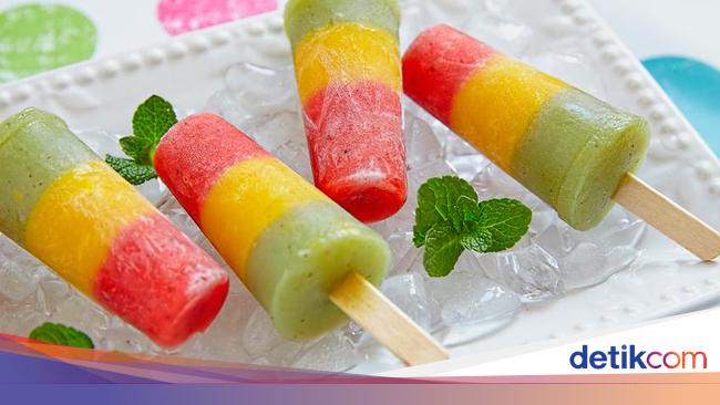 Warna Warni Es Krim Stick Dengan Bentuk Dan Rasa Unik