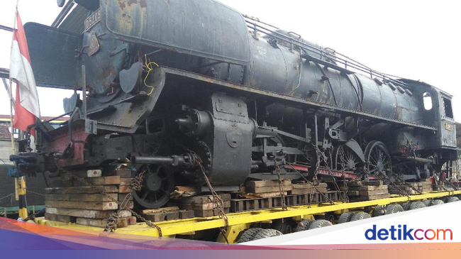 Solo Dapat Pinjaman Lokomotif Kuno Eks Penarik Kereta 