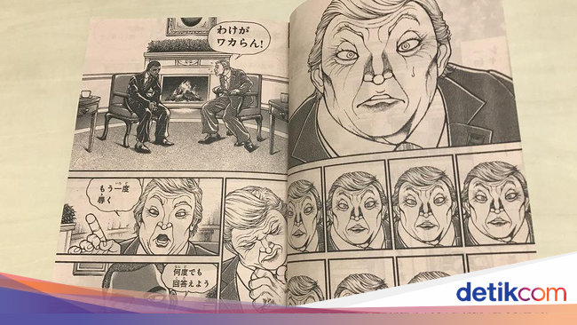 Donald Trump Muncul di Manga 'Baki The Grappler'!
