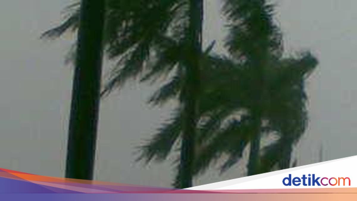 Hujan Deras Disertai Angin Kencang Terjang Tangsel