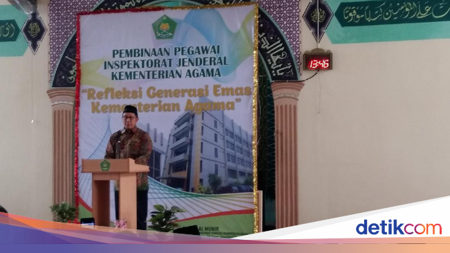 Menag ke Irjen Awasi Internal tapi Jangan Runtuhkan Tiang  