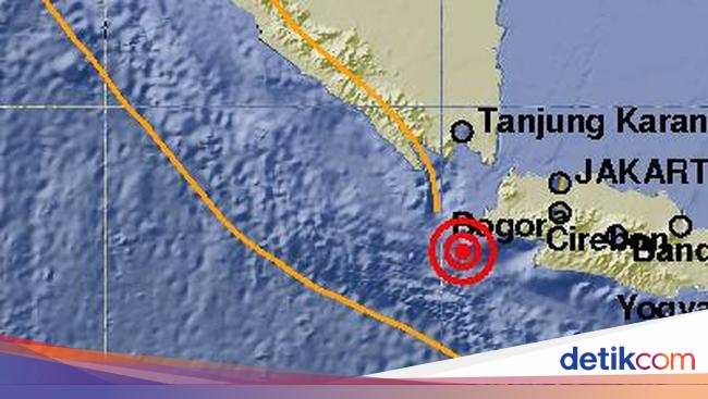 Gempa 5 Sr Guncang Lebak Tak Berpotensi Tsunami