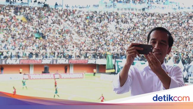 Jokowi Tonton Langsung Final Piala Presiden