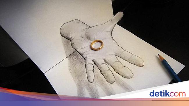 Gambar 3 Dimensi Menakjubkan Hanya Bermodal Pensil Gambar 3 Dimensi Menakjubkan Hanya Bermodal Pensil