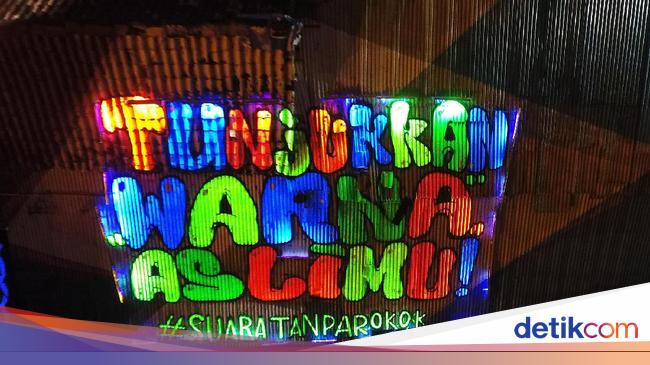 Cantik Mural Pesan Anti rokok di Atap Rumah Warga Kali Code