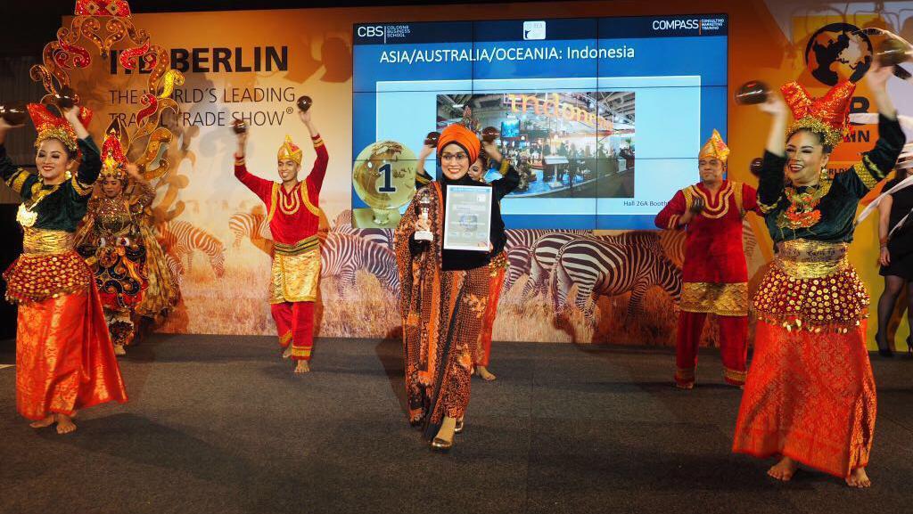 Bangga! Wonderful Indonesia Juara Di Pameran Pariwisata ITB Berlin