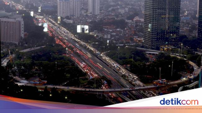 Bakal Semarak Simpang Susun  Semanggi Diterangi Lampu 