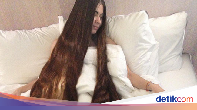  Panjang  Rambut  Hingga 2 Meter Aliia Dijuluki Rapunzel 